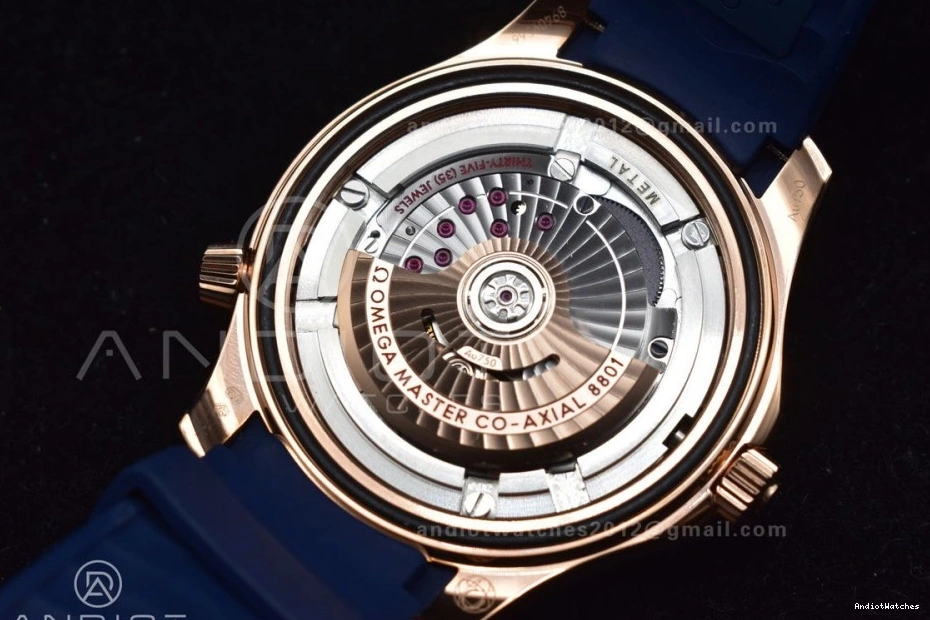 Dial Blue SS 1:1 RG SS Bracelet VSF 300M RelaxedFit Edition Ceramic 1083 On Seamaster Best A Diver Blue 0302